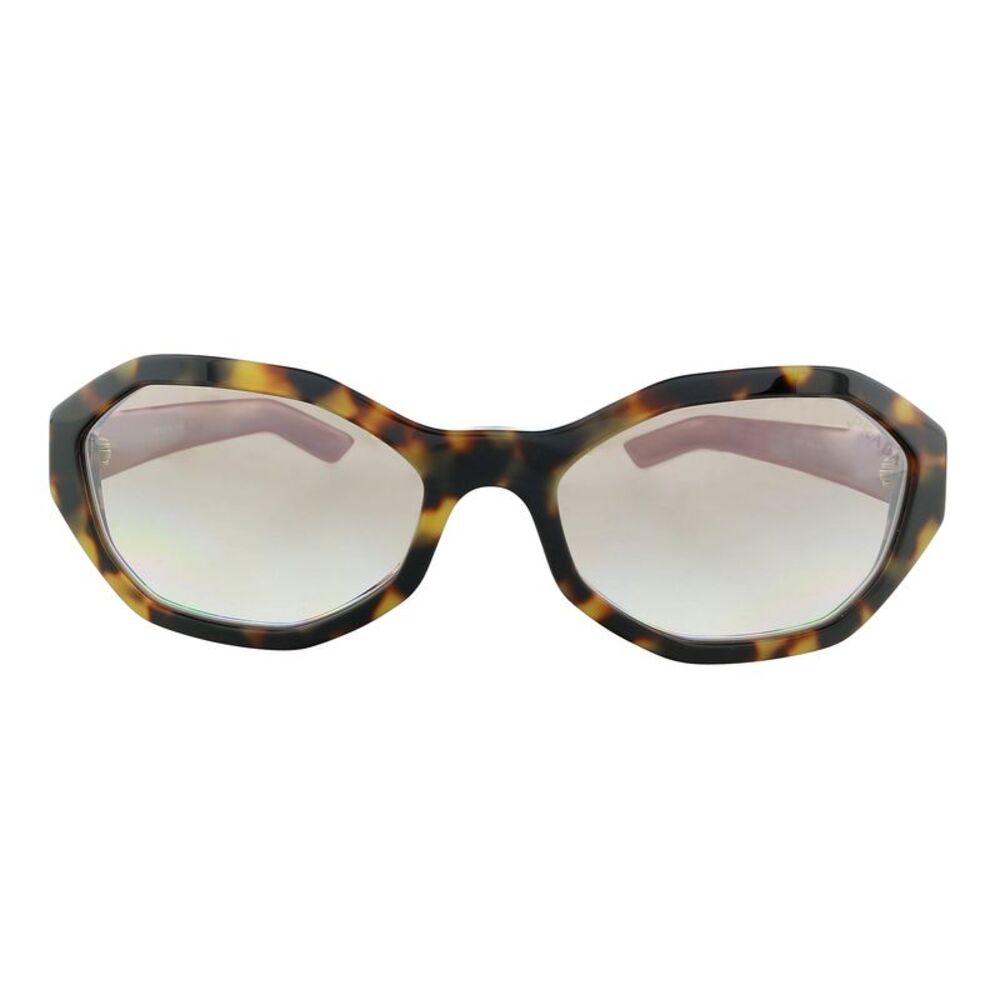 Prada 0PR 20VS 5144O0 Tortoise/Red Oval Sunglasses - Picture 2 of 5